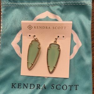 Classic Kendra Scott Mint Green Earrings